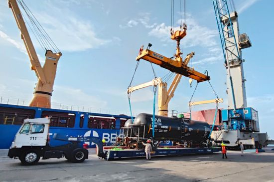 CICE embarca 782 carros de Greenbrier Co., con destino en Arabia Saudita